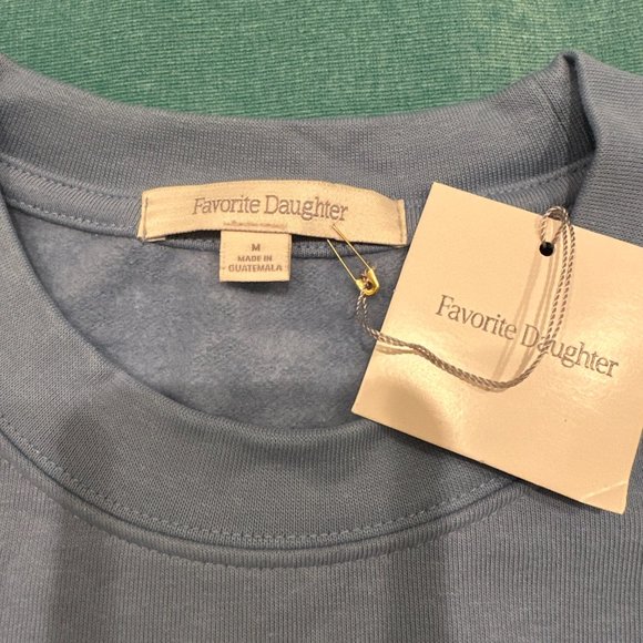NWT Favorite Daughter Willow Sweatshirt Blue - Picture 5 of 5